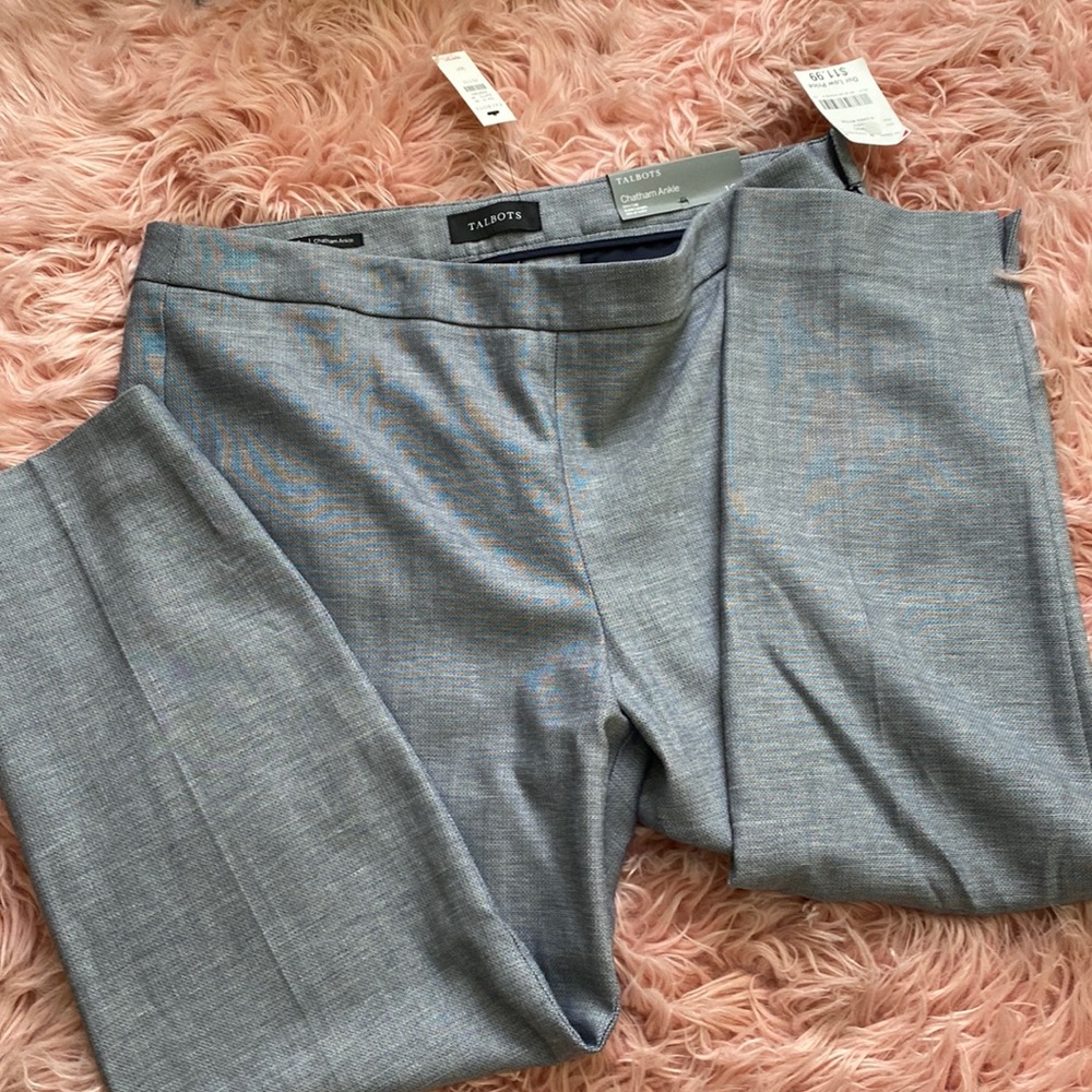 Talbots Gray Ankle Pants